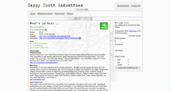 Desktop Screenshot of gappytooth.com